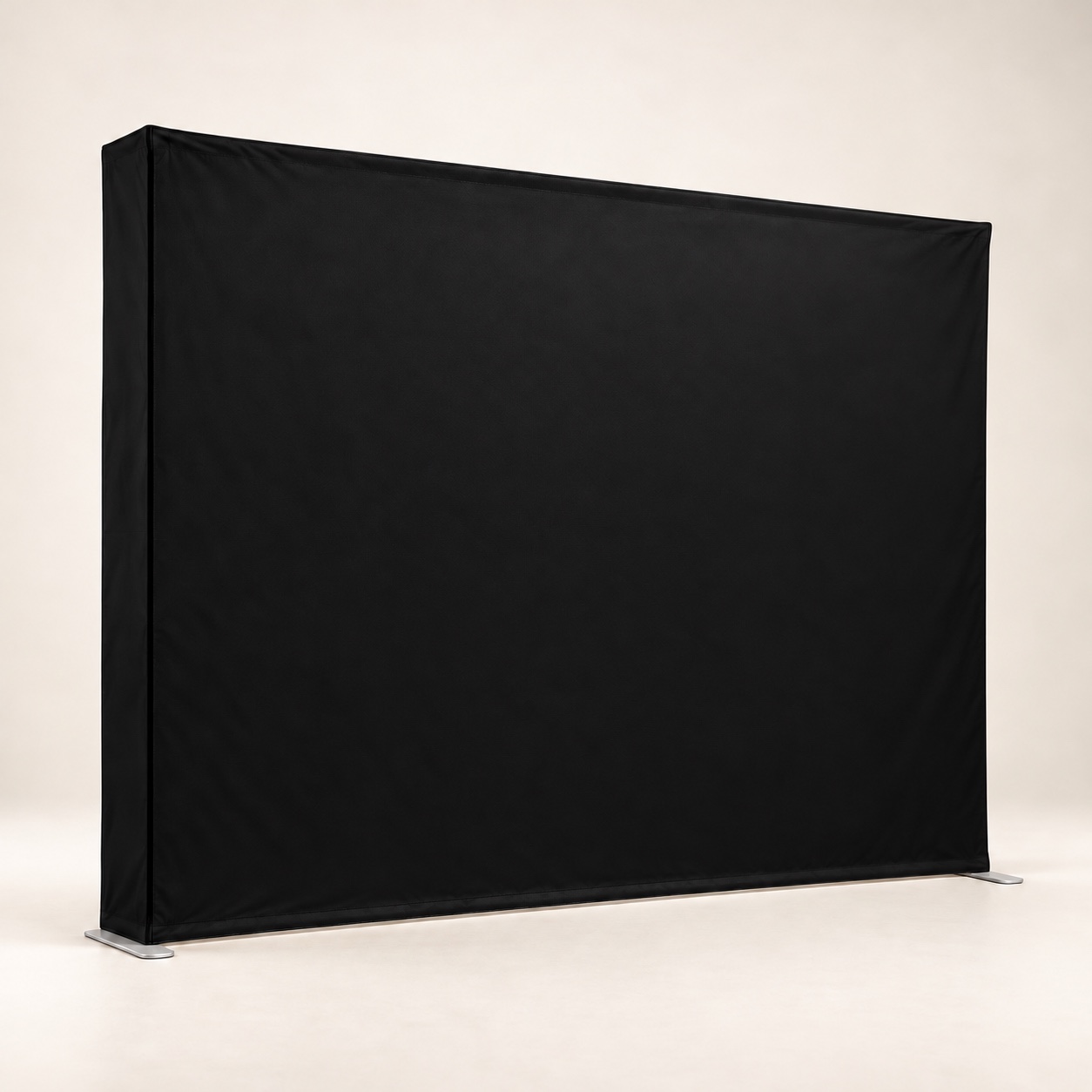 blank three-metre-wide straight fabric banner wall