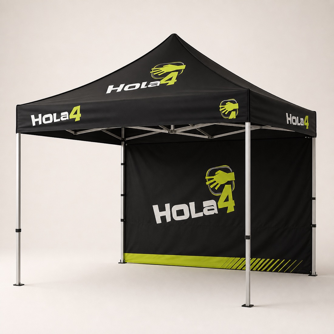 Hola4 branded 3 by 3 metre gazebo