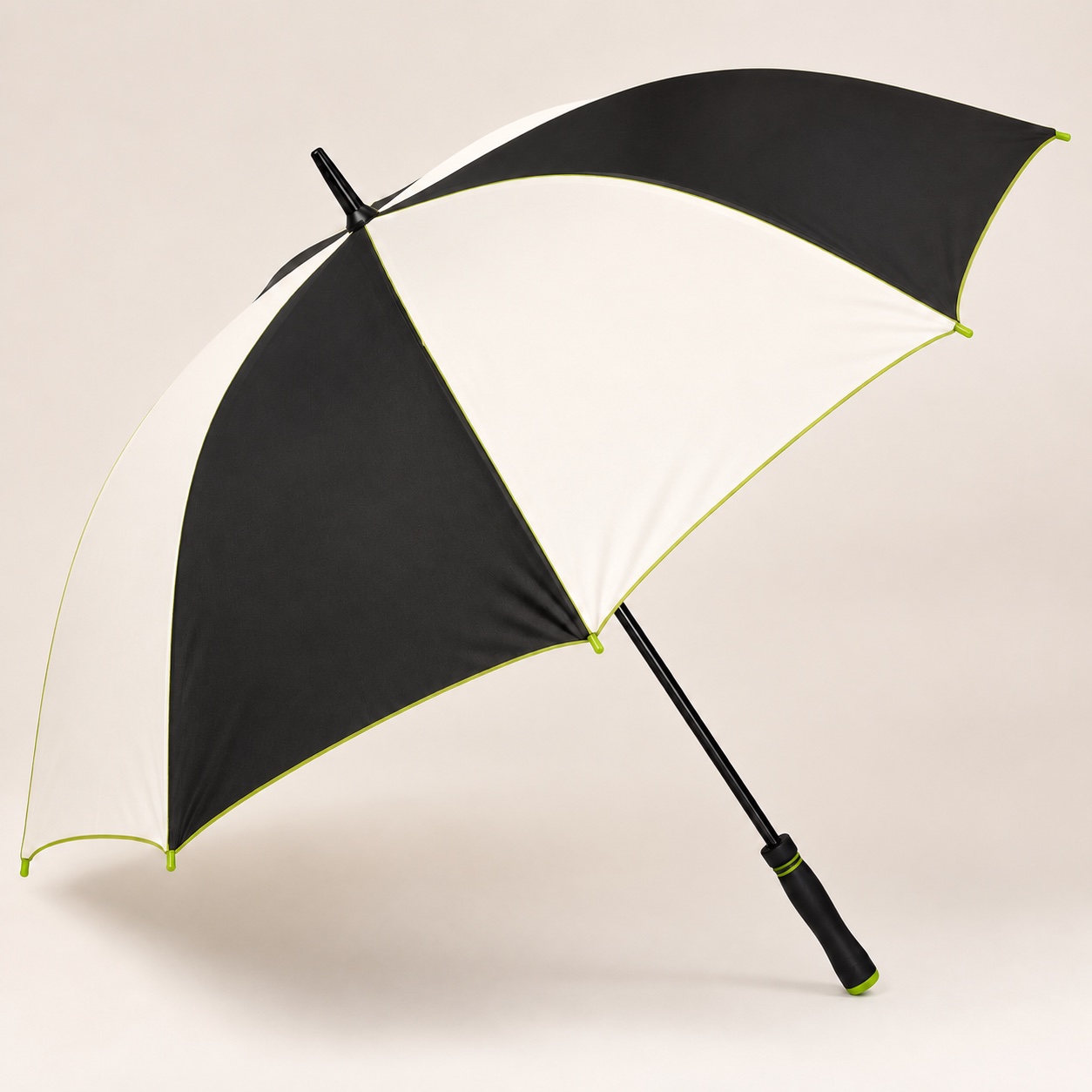 blank black golf umbrella