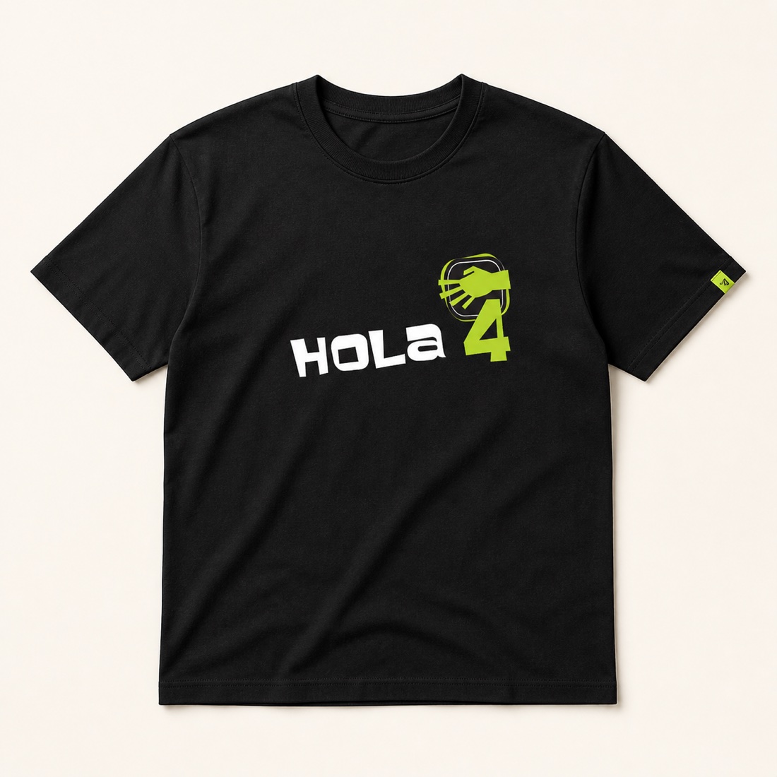 Hola4 branded classic short-sleeve T-shirt