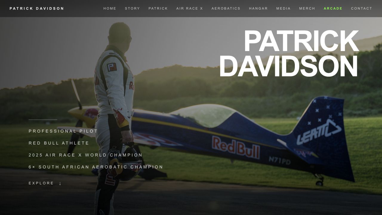 Flying Davidson website