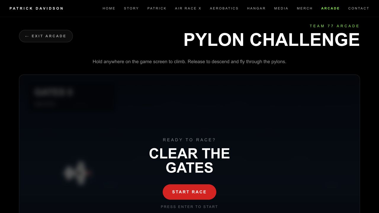 Pylon Challenge browser game